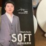 浪莎袜子男纯棉男袜抗菌全棉舒适黑色男士袜子中筒商务休闲棉袜6双装 实拍图