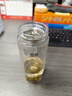 希诺玻璃杯单层加厚大容量家用办公泡茶杯子男车载水杯XN-6016L 400mL 实拍图
