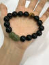 恋晴和田玉招财貔貅手链男士黑曜石手串生日礼物送男友老公结婚纪念日 实拍图