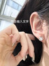 古耐纯银针耳环一周耳钉女轻奢小众高级感2026新款情人节礼物女朋友 甜蜜告白星期耳钉*品牌礼盒+证书 实拍图
