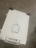 DULA高颜值带杯架行李箱拉杆箱旅行箱小型登机箱密码箱子皓月白20英寸 实拍图