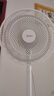 美的（Midea）【品质推荐】七叶轻音柔风电风扇/家用省电落地扇/台式电扇/广角摇头节能宿舍小型风扇 SAE35CA 实拍图