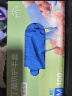 英科医疗（INTCO）一次性手套食品级防护蓝色丁腈耐用丁晴蓝色橡胶手套100只M中码 实拍图