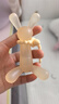 英氏（YEEHOO）牙胶婴儿宝宝硅胶玩具咬胶水煮防吃手神器口欲期6个月以上小袋鼠 橙色+防尘收纳盒+防丢链 实拍图