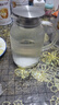 青苹果耐热玻璃凉水壶1.6L 可明火直烧冷水壶花茶壶泡茶围炉煮茶壶 实拍图
