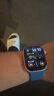 Apple/苹果 Watch Series 10 智能手表GPS款46毫米银色铝金属表壳丹宁色运动型表带M/L MX223CH/B 实拍图