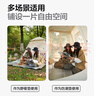 牧高笛（MOBIGARDEN）祥云睡袋 户外徒步露营成人保暖可拼接单人隔脏信封式加厚睡袋 浅沙色（左）-1.0KG 实拍图