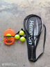 HEMMON【专业碳铝一体拍】单人网球回弹训练器初学者带绳网球拍成人儿童 成人拍+底座+4带线网球+手胶 实拍图