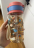 日康（rikang）儿童水杯吸管杯小学生喝水杯学饮杯PPSU牛奶杯380ml B1073-1 红色 实拍图