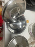 不锈钢猪油盆带盖调料盆洗菜盆厨房和面打蛋盆子猪油罐储油缸子 24cm不锈钢盆+盖子【两套】 实拍图