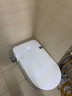 九牧智能马桶一体式全自动翻盖无水压即热虹吸式语音家用电动坐便器 白色顶配香薰内置泡沫盾 带水箱 305/300mm 【包安装】 实拍图