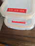 乐扣乐扣（LOCK&LOCK）耐热玻璃保鲜盒微波炉饭盒上班学生冷藏分隔餐盒水果保鲜盒四件套 实拍图