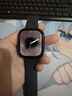 Apple/苹果 Watch Series 10 智能手表GPS款46毫米玫瑰金色铝金属表壳淡桃粉色运动型表带S/M MX293CH/B 实拍图