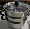 美厨（maxcook）304不锈钢蒸锅28CM 三层复底 燃气炉电磁炉通用 实拍图
