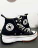匡威（Converse）官方 Run Star Hike高帮帆布流星厚底鞋黑色166800C 166800C/黑色 42 实拍图
