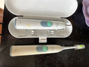 飞利浦（PHILIPS）【肖战推荐】电动牙刷钻石3系 生日礼物 成人情侣款送男生/女友 微泡水流 HX5161/05抹茶绿 实拍图