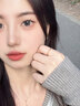 庆怡999足金满天星黄金戒指女款 素圈尾戒指环磨砂金戒送女友礼物 12圈号 金约0.95g-1.05g 实拍图