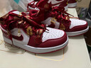 aj莆田纯原婚鞋dunk红色秀禾结婚女板鞋男新款百搭低帮婚鞋新娘鞋 7728白红 35 实拍图