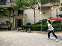 骆驼儿童健身套装女童运动上衣裤子两件套冰感速干D54BA40023 实拍图
