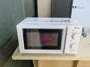 美的微波炉家用小型变频微波 转盘加热 快捷操作简易 内置炉灯预制菜加热 一级能效 M13J 节能省电 【易清洁内胆】 实拍图