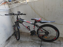 金武端自行车成人山地车公路赛车单车骑行变速超轻越野中学生初中青少年 旗舰版-辐条轮-黑红色 24寸21速 实拍图