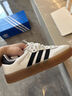 阿迪达斯adidas三叶草 SAMBAE女鞋 板鞋德训鞋 JI1349 37码 实拍图