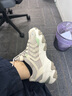 FILA 斐乐女鞋鱼刺2代老爹鞋反光休闲鞋时尚复古厚底增高鞋运动鞋女 银云/羽毛灰-SF 37.5 实拍图