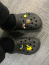 卡骆驰crocs洞洞鞋贝雅男鞋女鞋轻便耐磨一脚蹬拖鞋休闲鞋|10126 黑色-001 41 /42(260mm) 实拍图