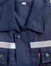  乾朗 防静电工作服套装男女夏季长袖透气耐磨劳保服带反光条电焊工服汽修工程服加油站电力局工装可定制logo 藏蓝色夏长套装180 实拍图