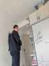 罗蒙外套男秋季商务男士翻领行政夹克上衣干部厅局风爸爸装i8黑色3XL 实拍图