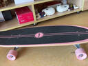迈卡龙专业滑板S7陆地冲浪板成人初学者男女生儿童免蹬地大鱼板四轮滑板 S7-30寸-【木纹】 身高30寸160以下/32寸165cm以上 实拍图