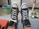 匡威（Converse）官方 1970S经典帆布男女休闲运动鞋黑色162050C 162050C/黑色 41.5 实拍图