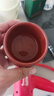 束氏紫砂杯全纯手工品茗杯主人杯喝茶杯个人杯原矿大红袍金蟾 实拍图