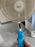 美的（Midea）【劲风酷爽】七叶轻音柔风电风扇家用遥控落地扇台式桌面小型风扇大风力节能立式摇头电扇 SAH30BK 实拍图