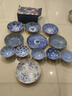 美浓烧 日本进口陶瓷盘子创意餐具日式菜盘碟子家用饺子寿司深盘水果盘 五件套 五个不同花色 8英寸 实拍图