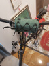 大行（DAHON）折叠自行车配件车头包挎包户外骑行p8车前包大容量防水收纳储物袋 森林绿 实拍图