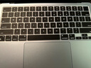 适用苹果笔记本电脑键盘膜新款MacbookAir13英寸键盘贴Pro14寸保护膜15.3/16防尘M4/M3/M2/M1配件 半透黑【1片装】 25款M4（13.6英寸）A3240 实拍图