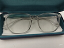 凯米近视眼镜男时尚平光防蓝光中性超轻钛文艺范镜架女配度数Z 镜邦149黑色 GM同款显脸小  配1.67凯米U6防蓝光镜片 实拍图