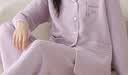 三枪睡衣女士春秋款加厚纯棉长袖秋冬季家居服冬款空气棉夹棉夹层 27003 XL 女(建议120-140斤) 实拍图