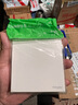 施耐德电气 一开双控开关 单开开关面板86型暗装开关插座 皓呈系列 奶油白色 实拍图