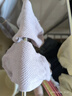 无印良品（MUJI）男女通用 合脚直角 袜口无橡筋袜 袜子 薰衣草色5s 均码23-25cm 实拍图