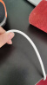 倍思 安卓数据线 MicroUSB充电线快充适用华为小米三星荣耀VIVO/OPPO手机小风扇充电宝短线1米 白 实拍图
