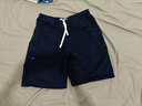 马登工装法式卡其色纯棉运动短裤男帆布休闲直筒五分裤男士夏季 藏青色 M 实拍图