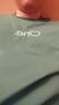 顶峰保罗（Dingfengbaoluo）T恤短袖男士夏季薄款宽松打底衫刺绣上衣百搭潮流DF085墨绿3XL 实拍图
