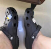 卡骆驰crocs洞洞鞋贝雅男鞋女鞋轻便耐磨一脚蹬拖鞋休闲鞋|10126 黑色-001 40 (250mm) 实拍图