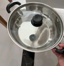 美厨（maxcook）304不锈钢鸳鸯火锅 30cm配火锅勺带盖 燃气电磁炉通用 MCT1204 实拍图
