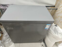 美的（Midea）【新款全新升级】冰柜家用商用冷柜冷藏冷冻保鲜柜小型冰柜节能省电冰箱卧式冰柜 一级能效 200L 灰色 200KMF(E) 实拍图