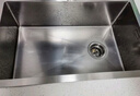 松派厨房水槽304不锈钢水槽双改大单槽水池盆洗菜盆台下盆洗碗槽 左排水槽0涂层-祼盆（无龙头） 650*450mm【国标SUS304假一赔十】 实拍图