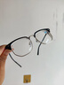 戴申理工男半框眼镜痞帅斯文败类近视眼镜男女可配度数眼睛镜框 双眼近视550度 实拍图
