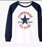 Converse 匡威男女童插肩袖长袖T恤春季新款亲肤舒适儿童经典星标长T 实拍图